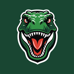 T-Rex vector illustration as a logo