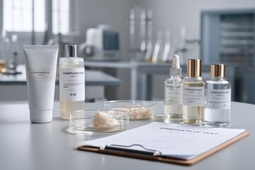Cosmetic Products Development in Laboratory: Cream, Serums, and Cleansers for Skincare Research and Testing