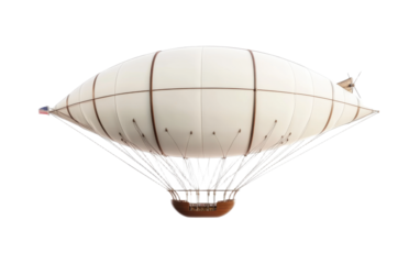 Aerostat on white background,png
