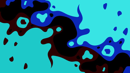 Chaotic Multicolored Pixel Glitch Abstract Background