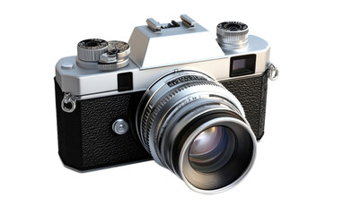 Fototapeta premium Camera 3d render icon on white background,png