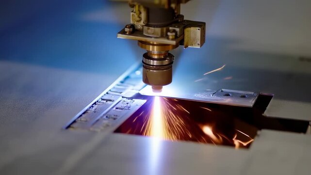 Industrial metal cutting process (2)