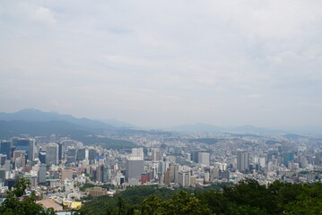 view from Namsan - Seoul, Korea