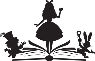 Alice in Wonderland Svg 