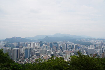 view from Namsan - Seoul, Korea