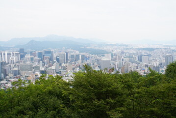 Obraz premium view from Namsan - Seoul, Korea