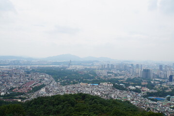 view from Namsan - Seoul, Korea