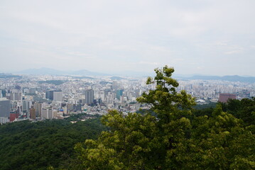 view from Namsan - Seoul, Korea