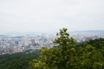 view from Namsan - Seoul, Korea