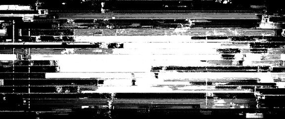 Vector white and black grain film overlay scratched dusty old texture