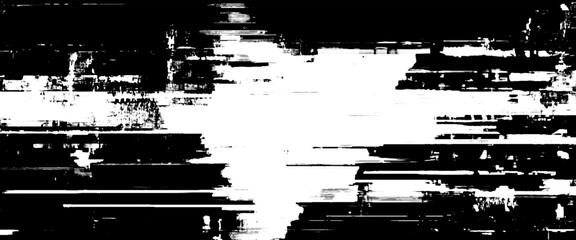 Vector white and black grain film overlay scratched dusty old texture