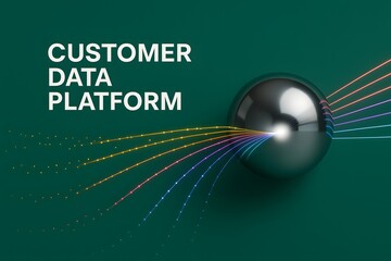 Obraz premium Unified Data Sphere for Integrated Data Management and Business Intelligence