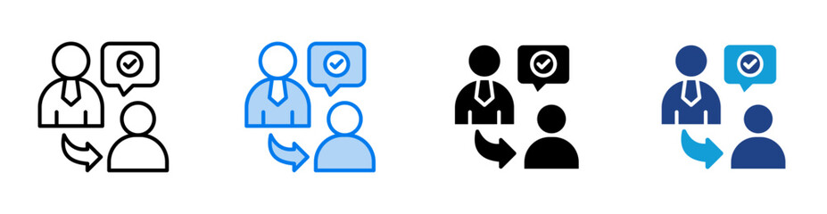 Follow up icon set multiple style collection