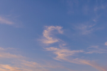 渦巻く夕焼け