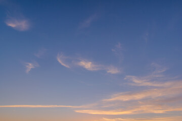 夏の夕焼け空