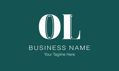 OL O ol initial logo | initial based abstract modern minimal creative logo, vector template image. luxury logotype logo, real estate homie logo. typography logo. initials logo