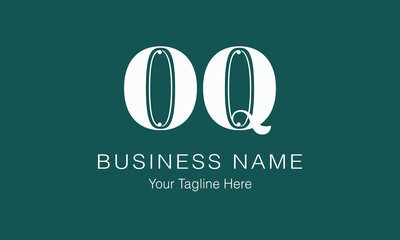 OQ O oq initial logo | initial based abstract modern minimal creative logo, vector template image. luxury logotype logo, real estate homie logo. typography logo. initials logo