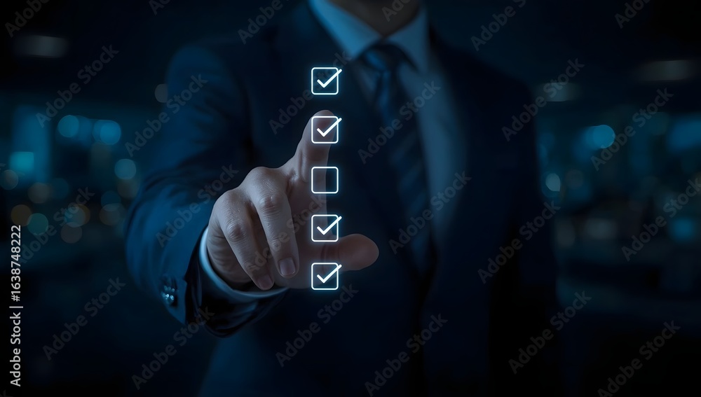 Poster document management system, dms. assessment form, questionnaire, checklist and clipboard task manage