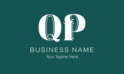 QP Q qp initial logo | initial based abstract modern minimal creative logo, vector template image. luxury logotype logo, real estate homie logo. typography logo. initials logo