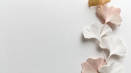 Paper foliage for sustainable promotions and creative content
