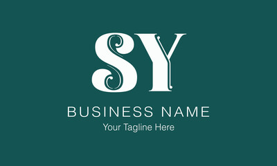 SY S sy initial logo | initial based abstract modern minimal creative logo, vector template image. luxury logotype logo, real estate homie logo. typography logo. initials logo