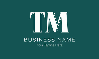 TM T tm initial logo | initial based abstract modern minimal creative logo, vector template image. luxury logotype logo, real estate homie logo. typography logo. initials logo