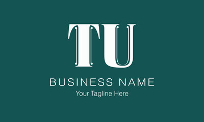 TU T tu initial logo | initial based abstract modern minimal creative logo, vector template image. luxury logotype logo, real estate homie logo. typography logo. initials logo