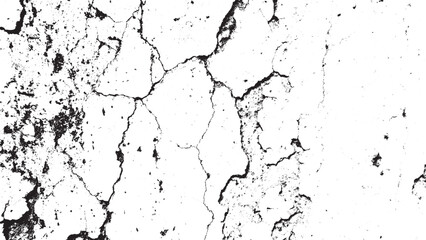 Monochromatic Grunge Wall Texture with Cracks and Scratches Abstract Background