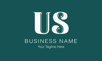 US U us initial logo | initial based abstract modern minimal creative logo, vector template image. luxury logotype logo, real estate homie logo. typography logo. initials logo