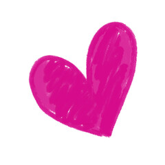 Children Drawing Of Heart Shape