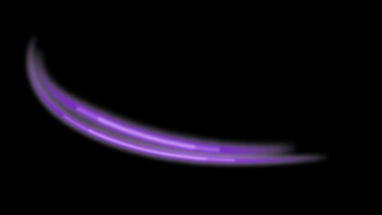 Long exposure of motorways as speed. Neon spiral lines in yellow blue and purple colors. Image of speed motion on the road. spirals and arcs. vector illustration