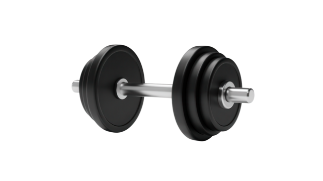 Sculpt your physique with this dumbbell, perfect for intense workouts and building serious muscle, a symbol of strength and fitness goals, a great element for designs