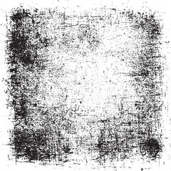 Grunge overlay textures with dust grain isolated on white background vector. Grunge distressed overlay Speckle grain dot white paper noise texture with distress effect vector illustration pattern back