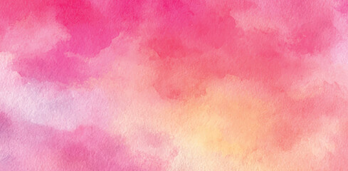 Grunge background frame Soft pink watercolor background. Pink texture  Pink watercolor background painting with abstract fringe and bleed paint drips and drops, painted pa pink watercolor background