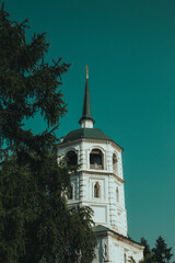 church in the evening