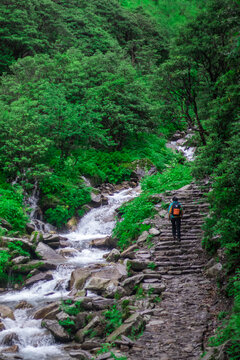 Mountain Journey in the Heart of the Monsoon
