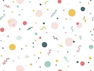 Abstract confetti pattern