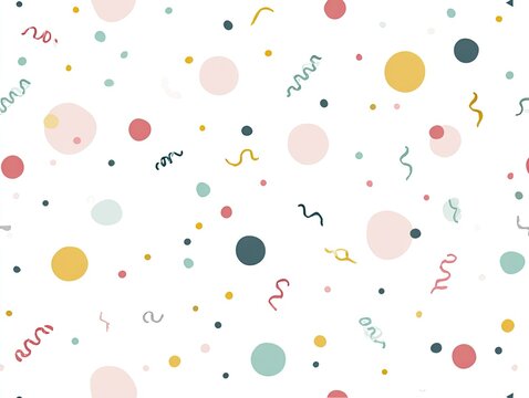 Abstract confetti pattern