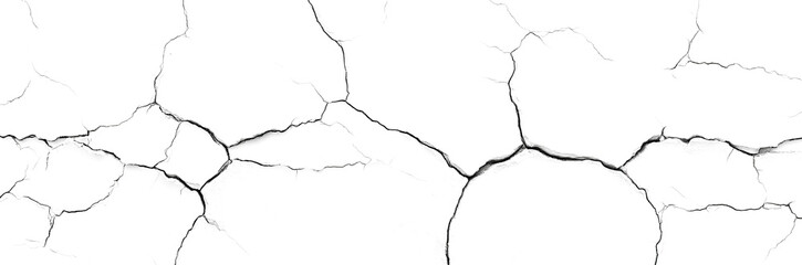 Transparent Cracked wall Texture, broken wall, transparent wall shatter, shatter texture, wall crack on transparent.