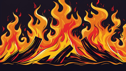 fire flames background