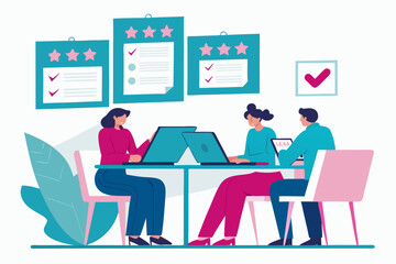 Extraordinary Professionals Reviewing Documents Bol Professional Quality Premium Artistic Creative Vision Ideal for Editorial Content Creation Creative Industry Standard Photography Creative Asset