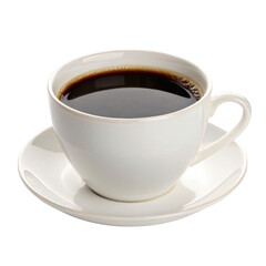 Naklejka premium cup of coffee isolated png