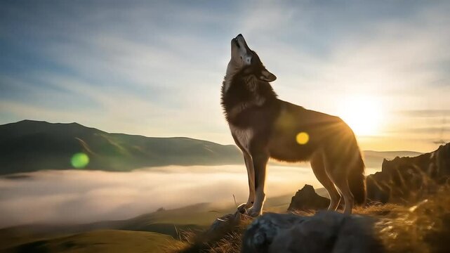 Wolf Howling On Mountain Stock Videos – 1,373 HD & 4K