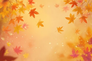 Autumnal foliage background