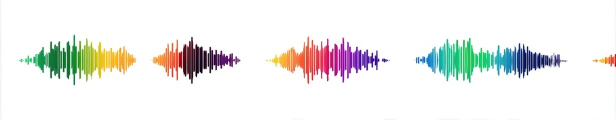 Colorful Sound Waves