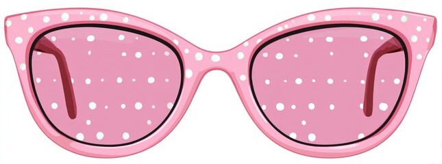 Pink polka-dot sunglasses (3)
