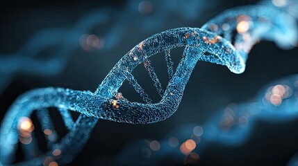 Explore genetic innovation with this stunning DNA structure, perfect for science, medical, and technology projects needing a modern, scientific visual