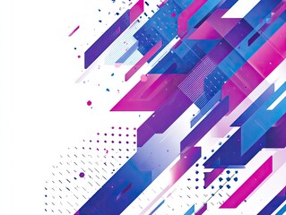 Abstract geometric design with vibrant colors (1)