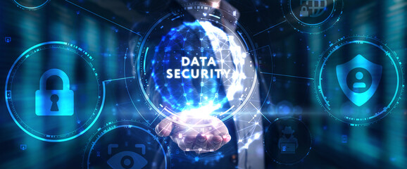 Cyber security data protection business technology privacy concept.