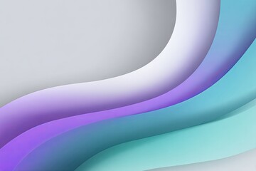 Abstract background with flowing, layered curves